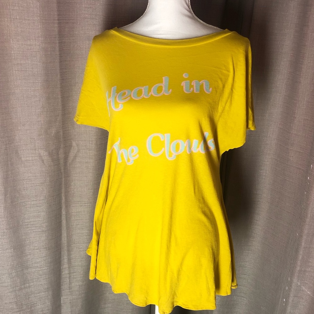 WILDFOX “Head in the Clouds” Dandelion Yellow Top